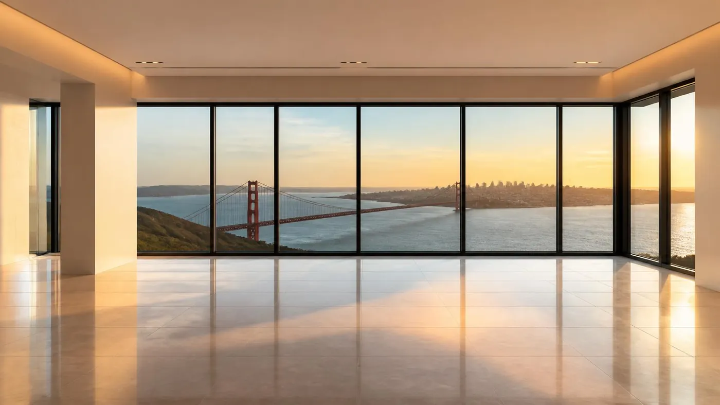 Presentation: the finished room, immaculate